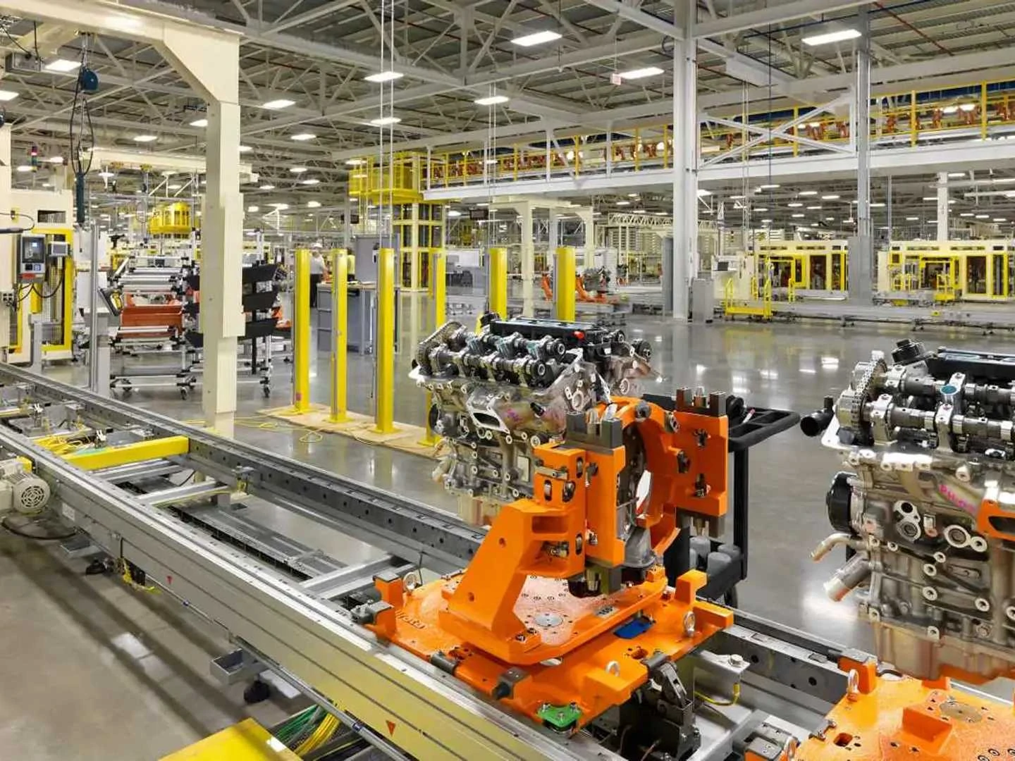 Audi Engine – خط تجميع إنتاج مصنع السيارات