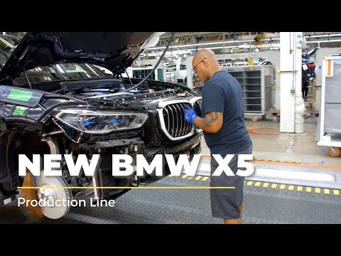 خط إنتاج BMW x5 الجديد |  مصنع BMW |  كيف تصنع السيارات