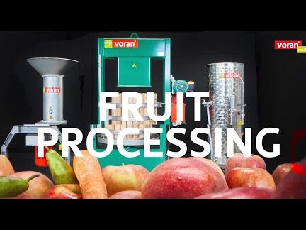 Malá výrobní linka na bio jablečnou šťávu VORAN MACHINERY