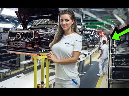 Volvo Výrobní proces: XC40➕CX60➕XC90➕S60 Výrobní linka [Car FACTORY] + Crash Test