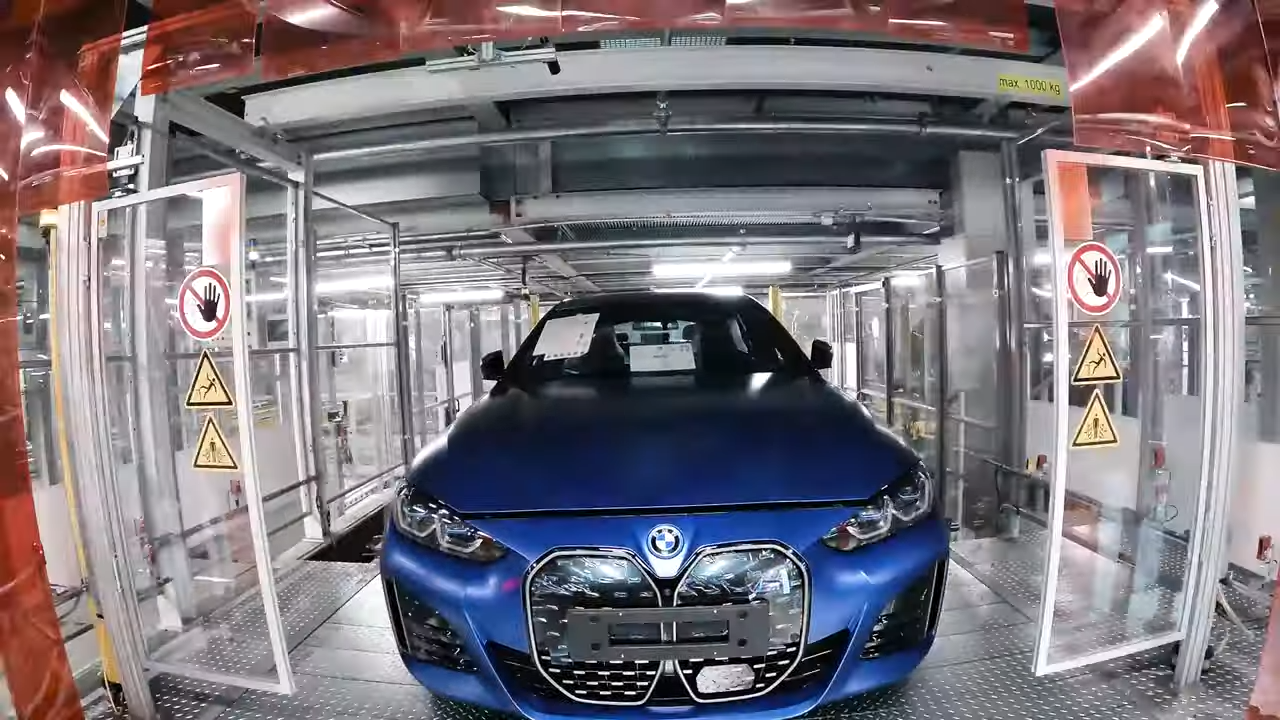 2021 BMW M3 produktionslinje ▶ Fabrikken i München