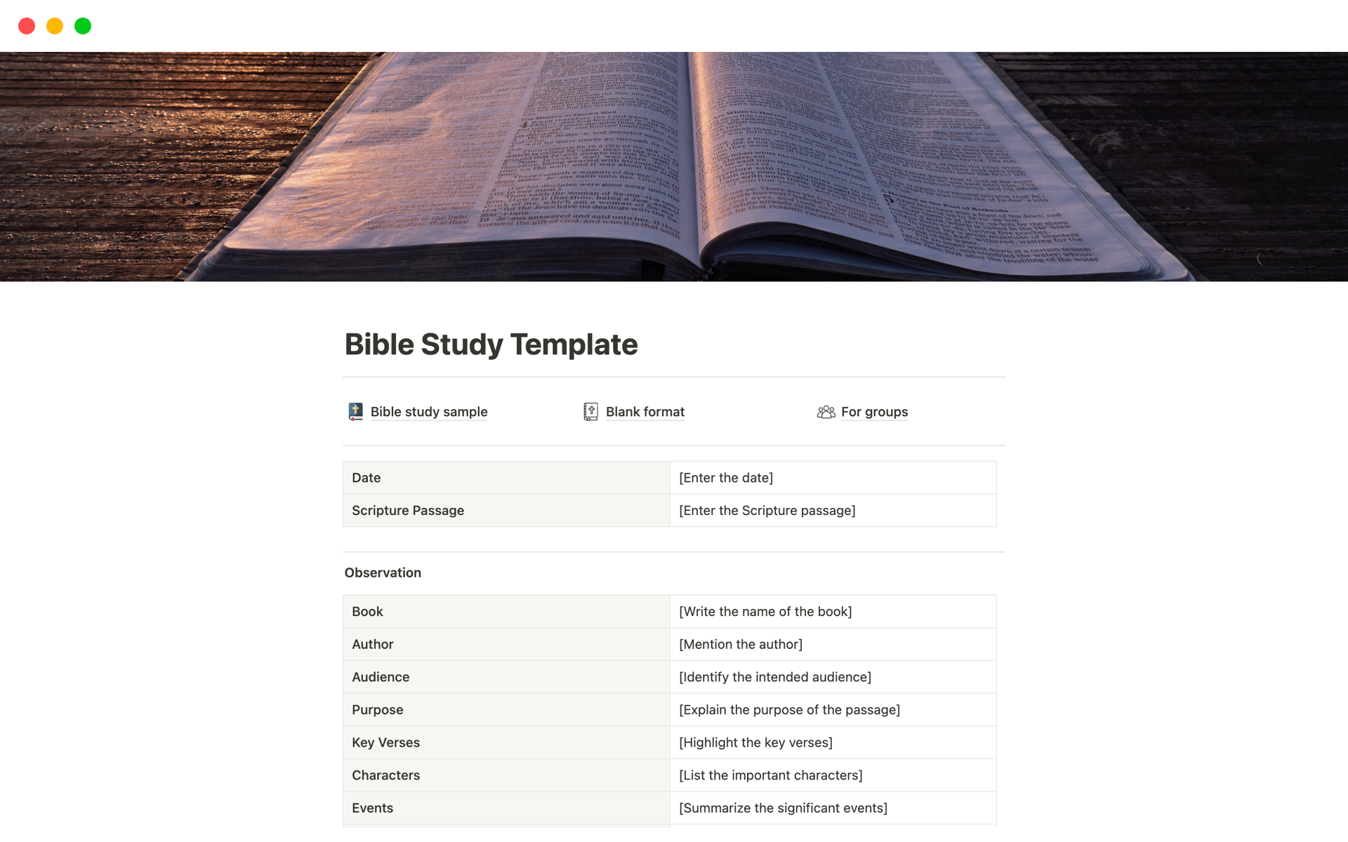 Bible School Business Plan Skabelon Startup -