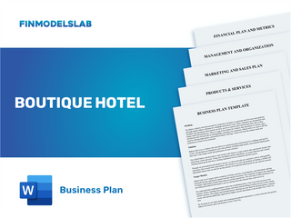 Boutique Hotel Business Plan SWOT-analyse -