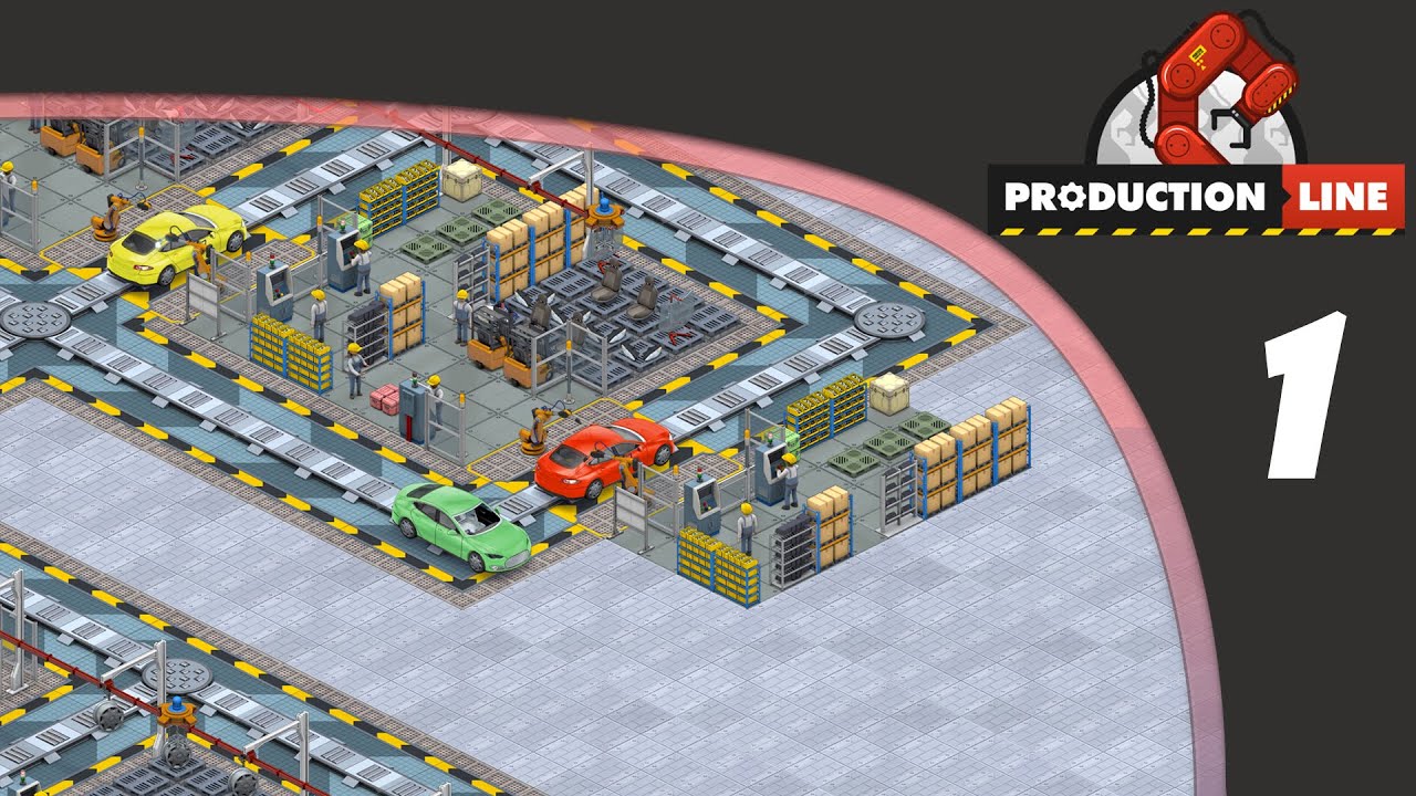 Lad os bygge en bilfabrik!  - 1 |  Produktionslinje |  FR