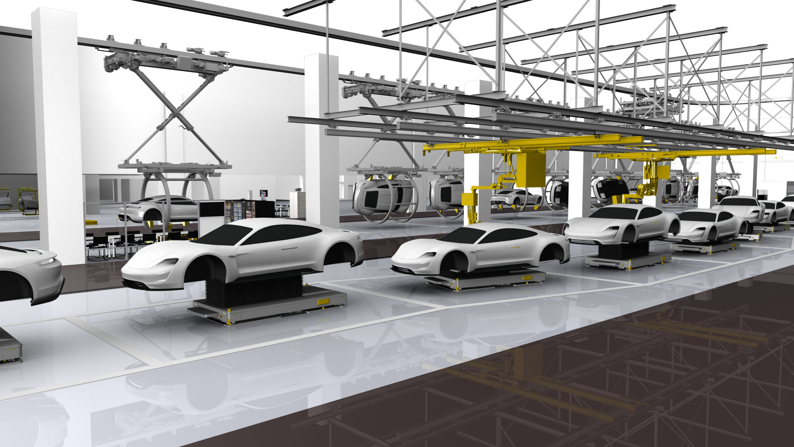 Porsche Taycan PRODUCTION Line |  tysk sportsvognsfabrik