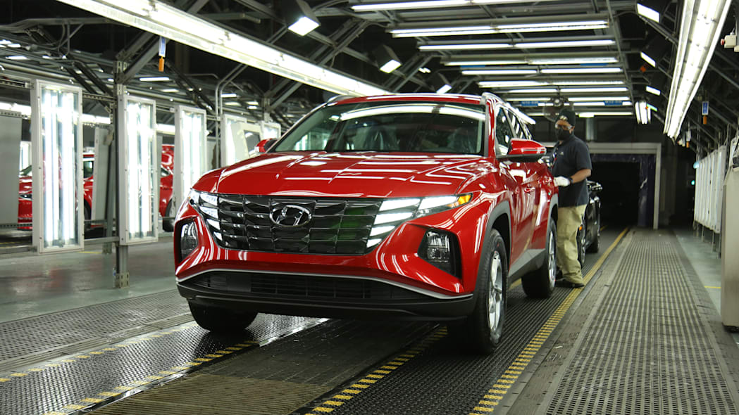 2022 Hyundai Tucson (2021) - PRODUKTION (USA Bilfabrik)