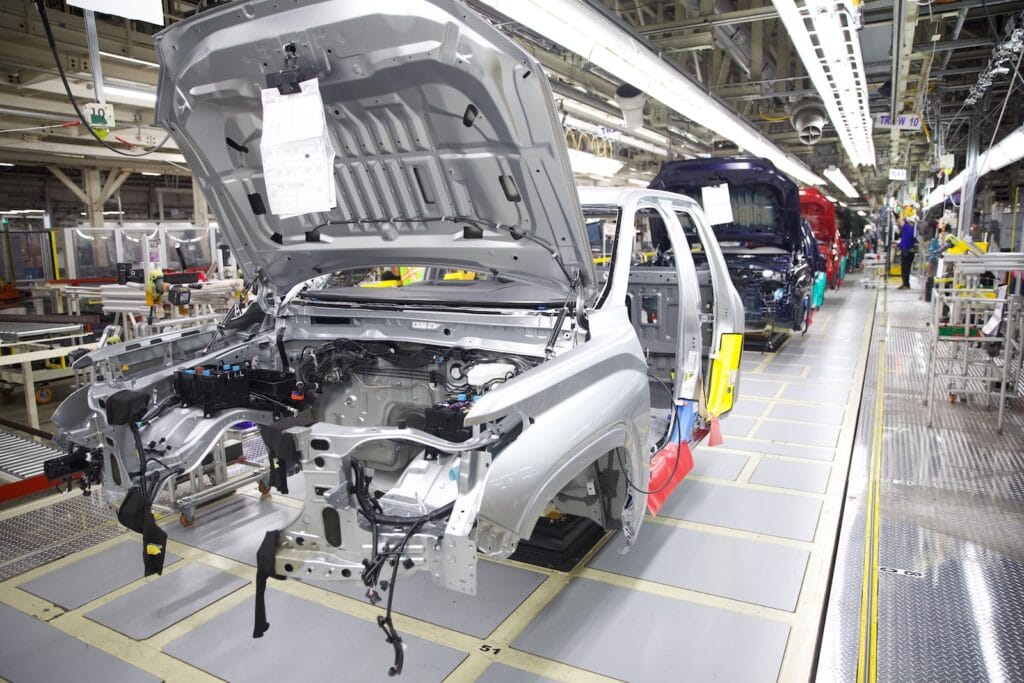 2022 Toyota Tundra Production Assembly Line