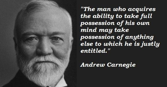 Andrew Carnegie citater -