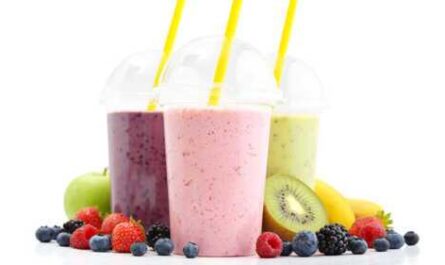 A business with smoothies