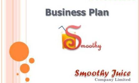 Business plan  for smoothie companies