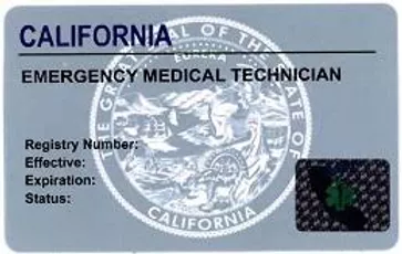 California Emergency Medical Transport License