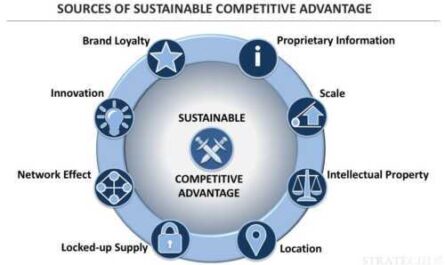 Companies with a sustainable competitive advantage