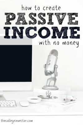 Creating passive income without money