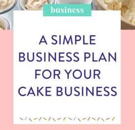Custom Cake Making Business Plan