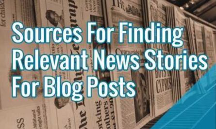 Find a news or information source for your blog