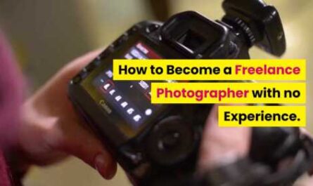 Freelance photographer without experience