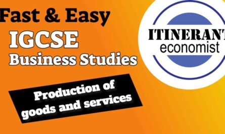 Business Studies IGCSE 0450 - 4.1 - Production of Goods and Services