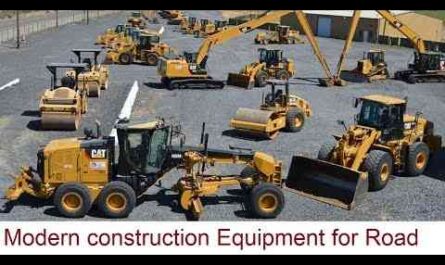 Construction equipment used in civil engineering |  Modern construction vehicles