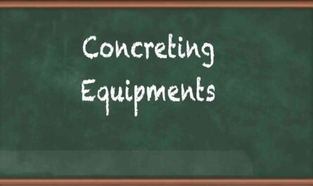 Equipment for concreting - Concrete - Building materials and construction technologies