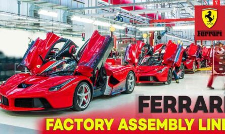 Ferrari production line in Europe - Maranello plant