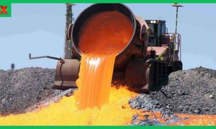 Heavy machinery and equipment for the processing of blast furnace and steel slag from metallurgical and steel mills