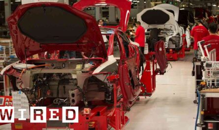 How the Tesla Model S is Made |  Tesla Motors Part 1 (WIRED)