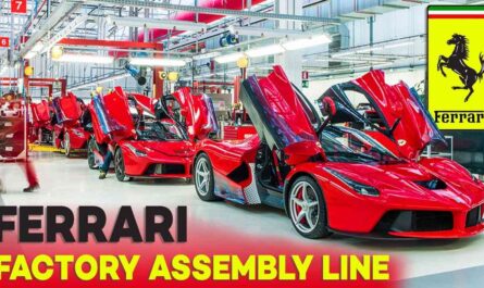 Mega Factory Ferrari!  Assembly line and production process (mega supercar factories)