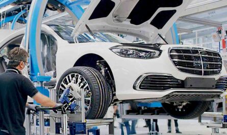 Mercedes S-CLASS production line (2022)