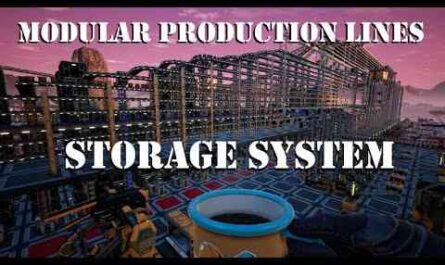 Satisfactory storage system and modular production lines