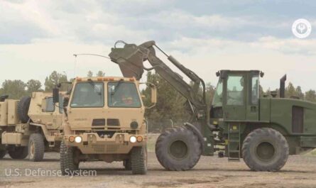 US military heavy equipment operation