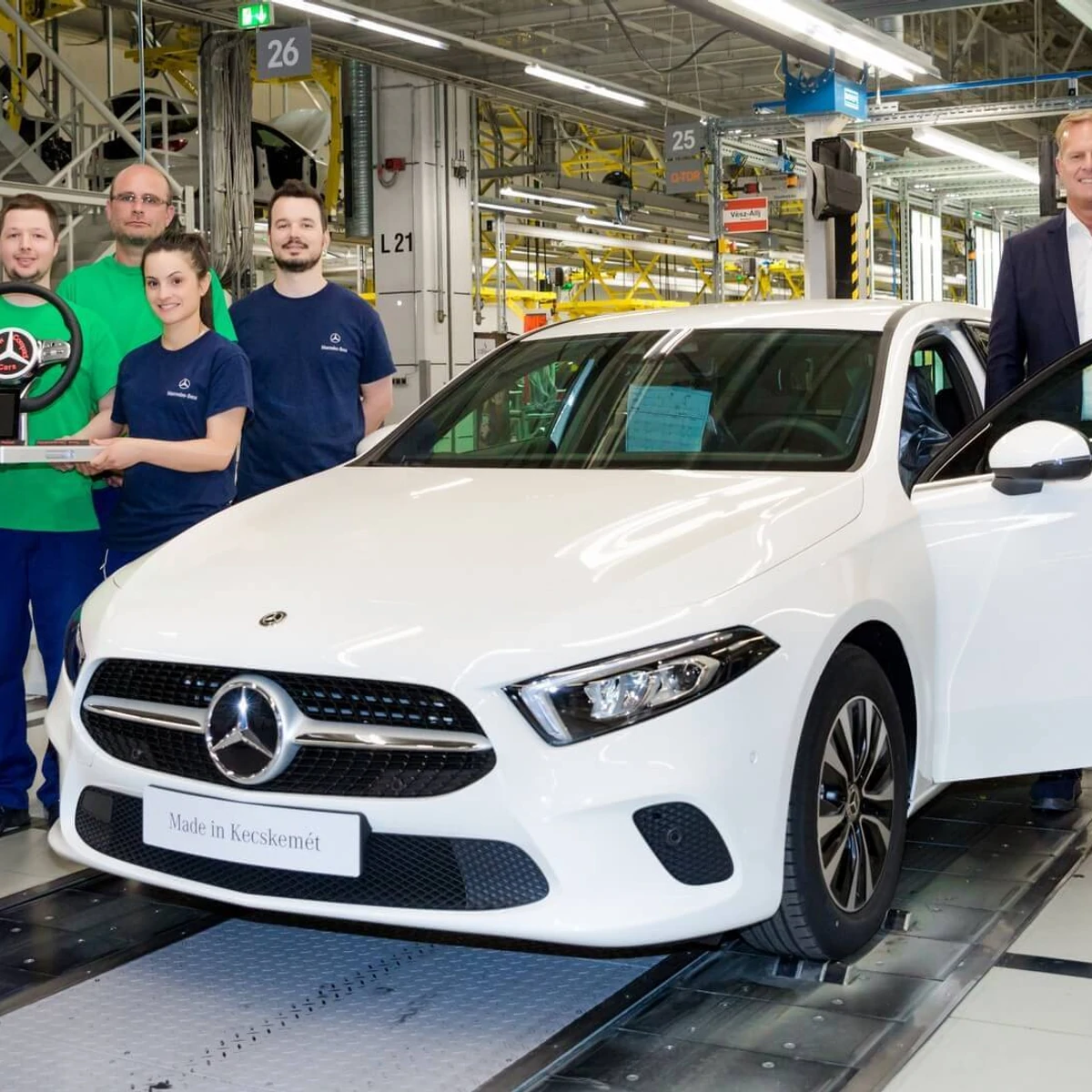 Mercedes A-class production line
