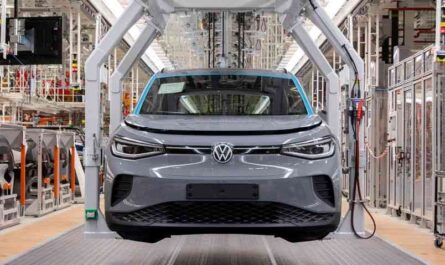 Volkswagen EV plant - VW ID3 production line