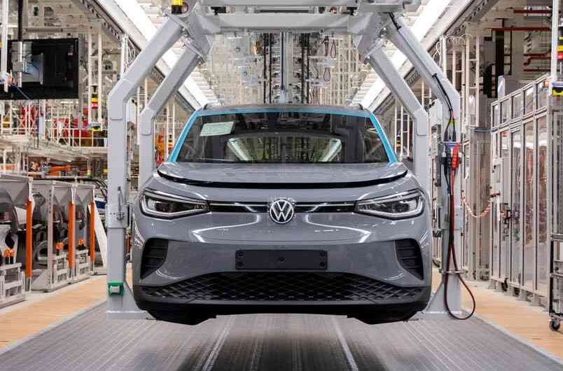 Volkswagen EV plant – VW ID3 production line