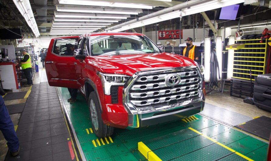 2022 Toyota Tundra assembly line