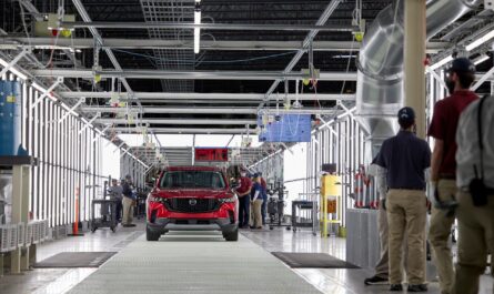 2023 Mazda CX-50 production line in the US