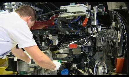 Audi B8 A4 production line in Ingolstadt, Germany