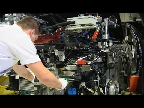Audi B8 A4 production line in Ingolstadt, Germany