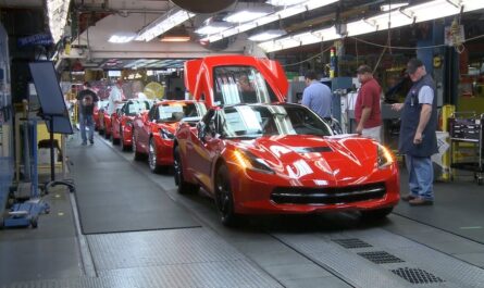 Chevrolet Corvette production line