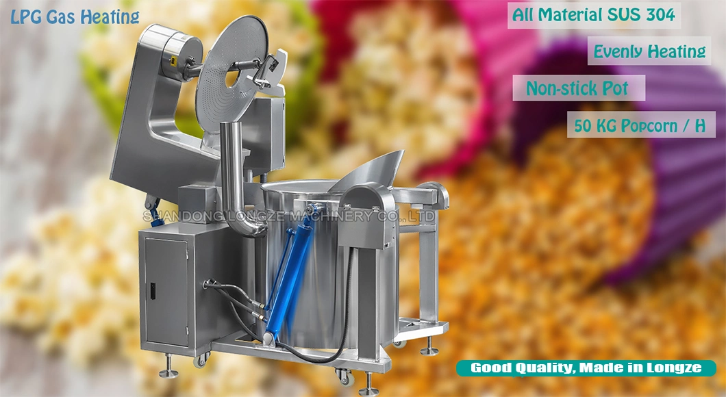 Fully automatic popcorn production line!  High capacity