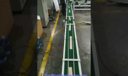 HALLMARK laminate production line from double-sided tenoning machine to packaging machine