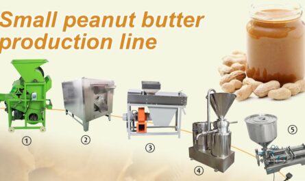 How to make peanut butter?  small peanut butter production line