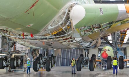 Inside the giant Airbus chassis assembly line