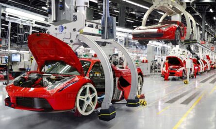 Inside the giant Ferrari factory - a production line for supercars