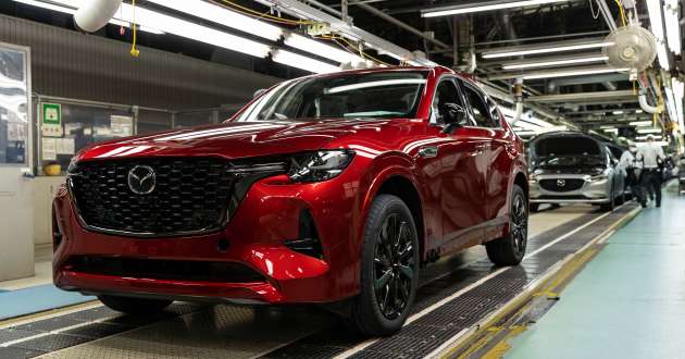 Mazda CX-60 production line in Japan 2022