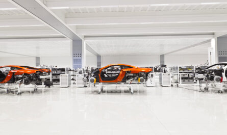 McLaren production line - English Automobile Plant