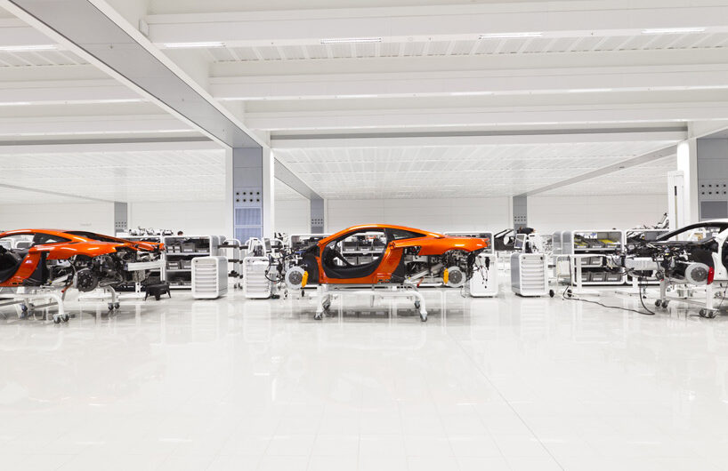 McLaren production line – English Automobile Plant