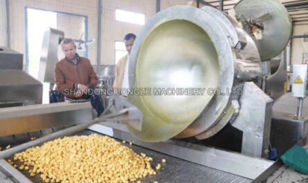 popcorn production line with automatic gas popcorn machine#shorts#popcorn machine