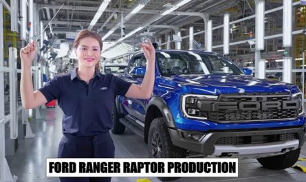 Production of the new Ford Ranger Raptor (2023) in Thailand