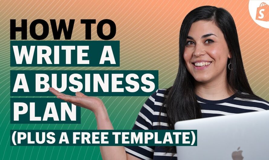 Starting a Dropshipping Business – Sample Business Plan Template