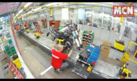 Timelapse of the Ducat Diavel production line